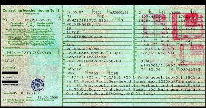 Volkswagen Eos cena 19900 przebieg: 194000, rok produkcji 2007 z Giżycko małe 781
